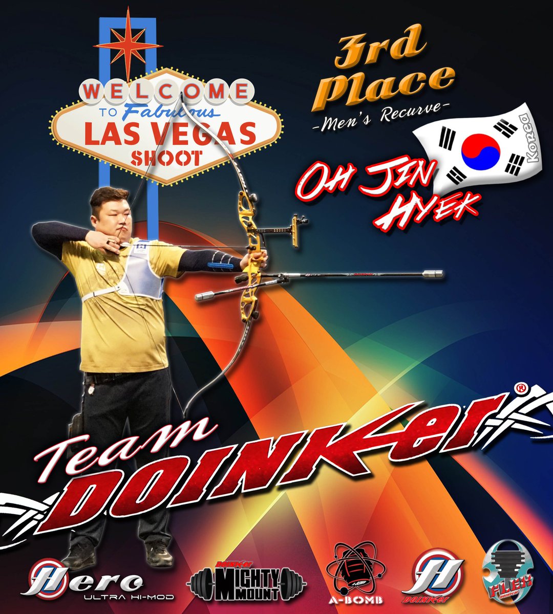 DoinkerStabs's tweet image. Congratulations to Team Doinker&apos;s Oh Jin Hyek on his 3rd Place Win at the 2017 Las Vegas Shoot! #teamdoinker #doinker #heroultrahimod