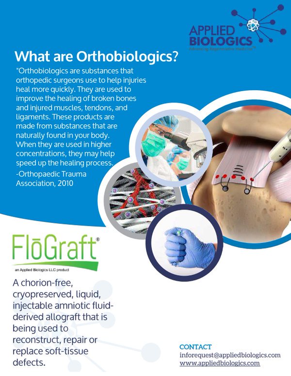 KathrynCarter1's tweet photo. AppliedBiologics :: Regenerative Medicine & OrthoBiologics products available in Oregon! #FloGraftยฎ #XWrapยฎ #appliedbiologics https://t.co/F7DIKWqZS5