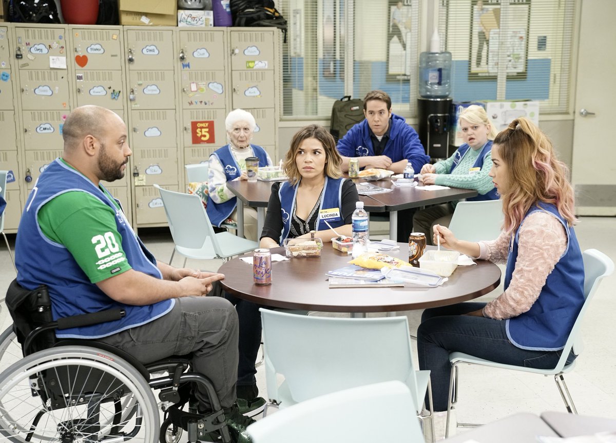 superstore_fans's tweet photo. Episode stills for 2x15 Wellness Fair have been added to the gallery #Superstore https://t.co/ij8gMU5yqX https://t.co/CL8tupgmNg