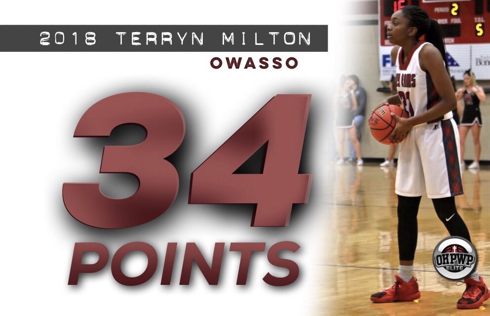 OK PWP Basketball (@oklahomapwp) on Twitter photo 2018 Terryn Milton of Owasso finished with 34 points in an OT battle with Union! #okpreps <a href="/Ram_Basketball/">Owasso Rams Basketball</a> 2018 Terryn Milton of Owasso finished with 34 points in an OT battle with Union! #okpreps <a href="/Ram_Basketball/">Owasso Rams Basketball</a>