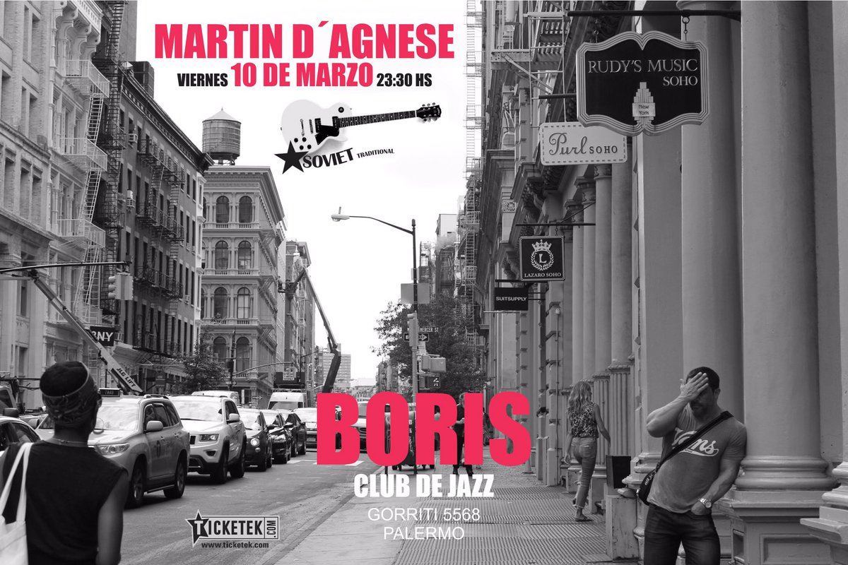 DAgneseMartin's tweet photo. #borisclub #martindagnese Martín D'Agnese  boris club de jazz @BorisClub @Medioshabiles @elarcadelrock https://t.co/evnDxABi3N