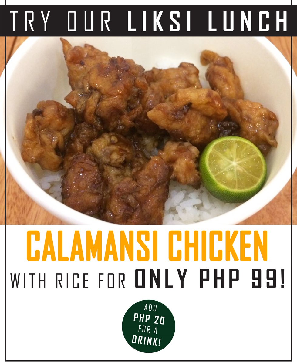 cafelaya's tweet photo. Have you tried our Calamansi Chicken yet? Grab one when you visit EGI Tower today and see what the buzz is all about! ;) 

#LAYAManila https://t.co/m0ZW3XECNz