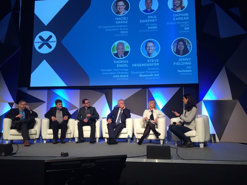 dlzargar's tweet photo. IoT panel #DTS17 discussing connected vehicle initiatives for the future. https://t.co/lyfxa4fLHG