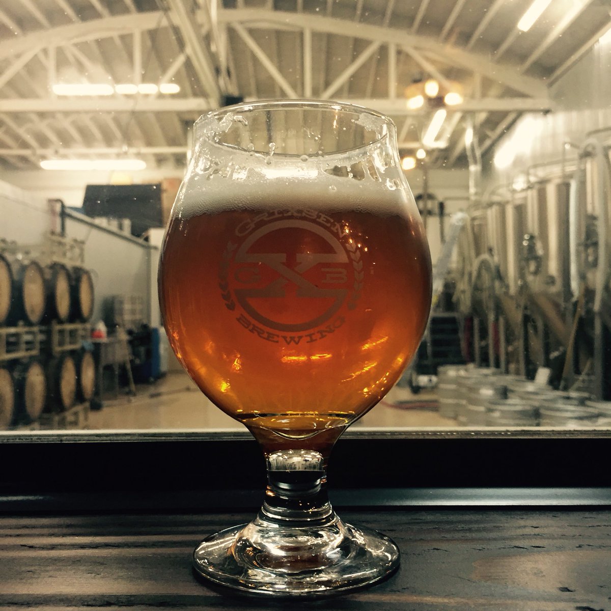OpenMfg's tweet image. Just stumbled across another new(ish) brewery @grixsenbrew . Try the fresh hop saison (6.7, 68IBU) awesomeness and good vibe :-) #Craftbeer