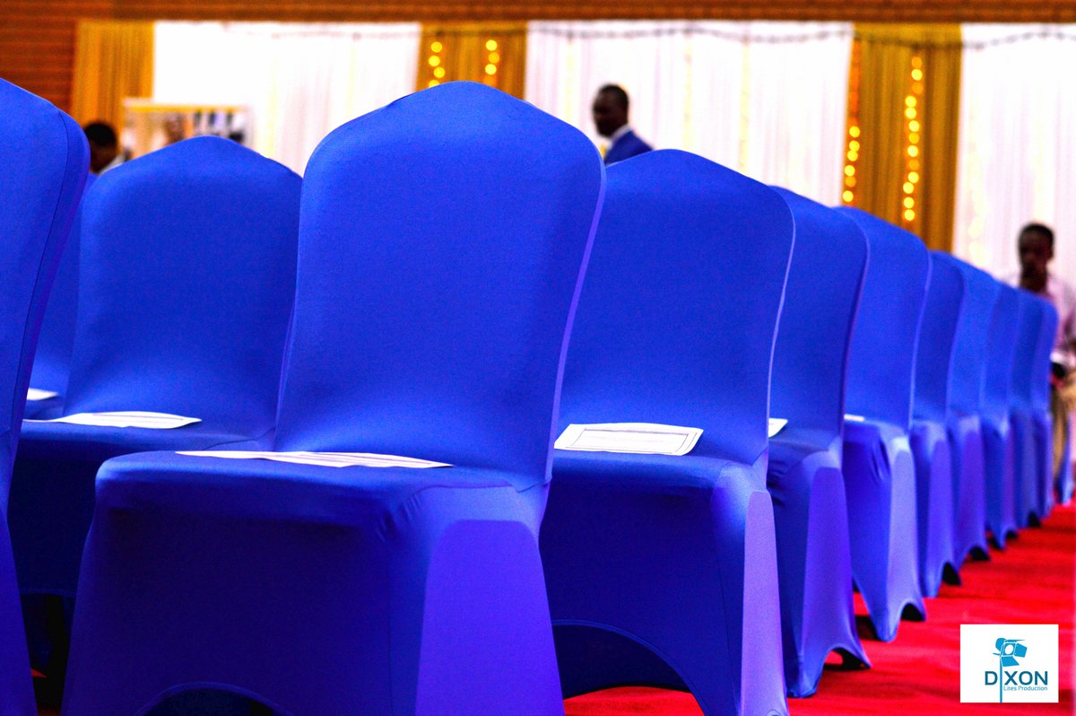 DixonLites's tweet photo. #Centerpiece #PlasticChairs #Spandex #Ledparcanlight  #TECHNICALCREW Setup at KCA University product launch. #DIXONLITES https://t.co/ZMzHiJAhnb