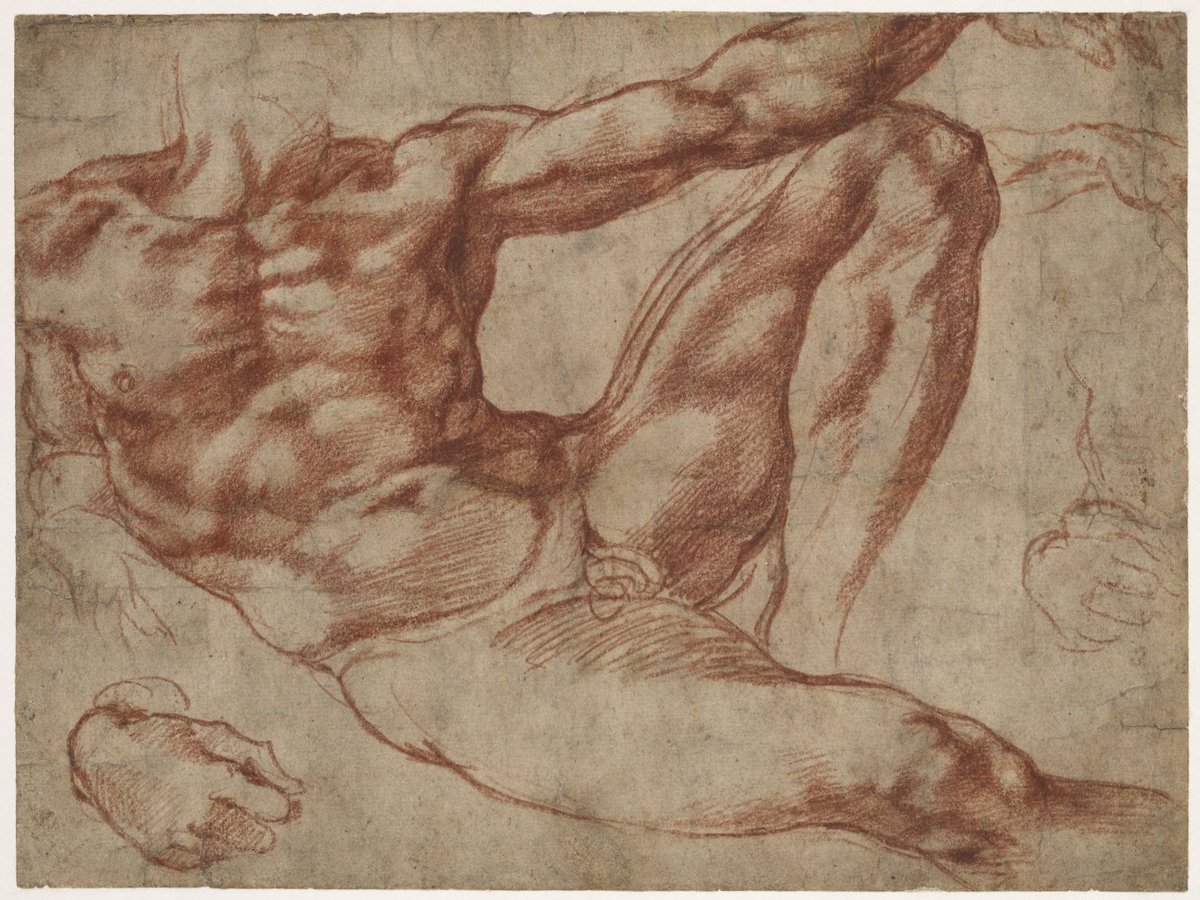 British Museum (@britishmuseum) on Twitter photo Michelangelo died #onthisday in 1564. This is a study for the figure of Adam from the ceiling of the Sistine Chapel ow.ly/OhNg308QG0T Michelangelo died #onthisday in 1564. This is a study for the figure of Adam from the ceiling of the Sistine Chapel ow.ly/OhNg308QG0T