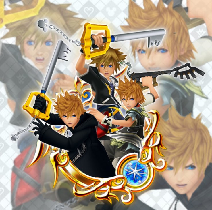 Khuxメダル工場 Kingdomhearts Unchained X Medal 56 ソラ ロクサス ヴェントゥス Khux