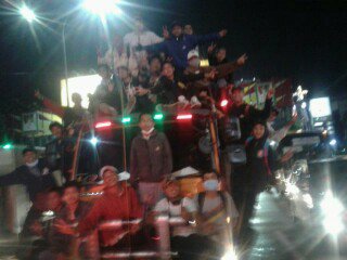 Ketika malam itu kota Tangerang milik kita 🎆🎉🎊HUT17FEB