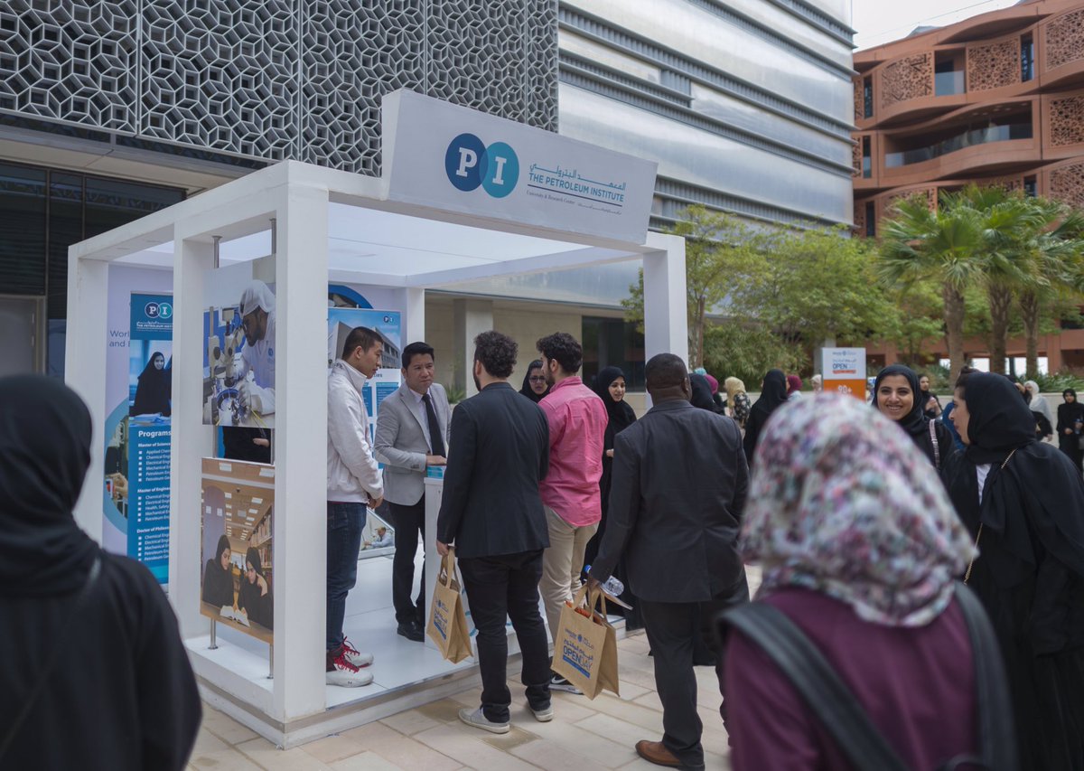 MasdarInst's tweet photo. #Today @KhalifaUni & #PI_UAE are displaying their programs at #MasdarInst's #MIOpenDay https://t.co/0tjxW6QBkh