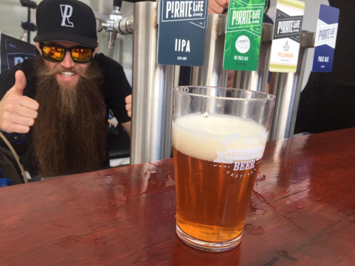 What are you drinking?  We popped in to visit @PirateLifeBeer #gabf17