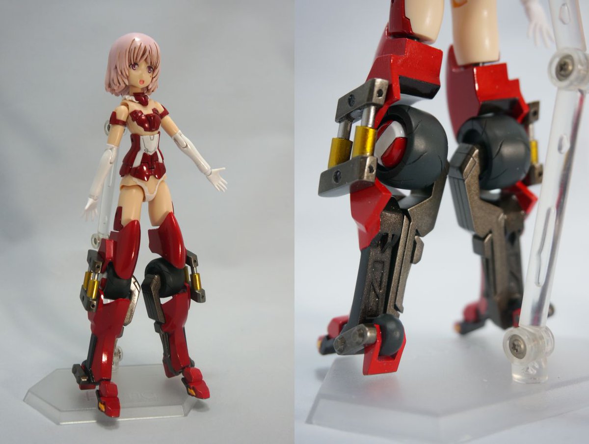 R まさたつ Entrusting Experts Twitterren Fa G用脚部ユニット詳細 パーツ数25 未塗装未組立 フレームアームズ ガール用の脚部になります 4輪走行形態への変形が可能です 癖がありますが 膝ホイールを打撃武器にと色々出来ます Wf17w Fag フレーム