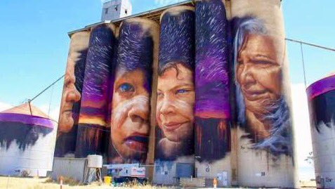 #mural by Adnate in #sheephills #Australia #art #streetart