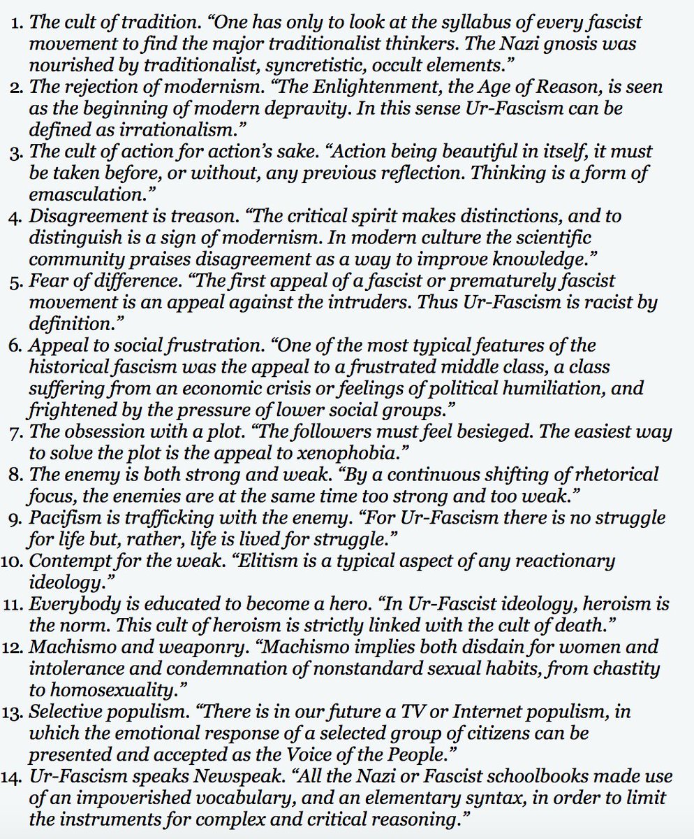 12+ Umberto Eco Fascism Checklist PNG
