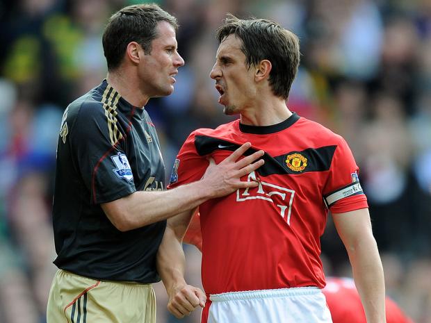 Gary Neville is a red,
Is a red Is a red, 
Gary Neville is a red,
He hates scousers!
Happy Birthday 