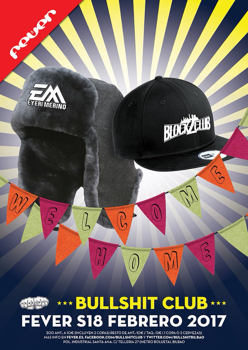 Esta noche todos a darle la bienvenida a <a href="/Block2Club/">Block2Club</a> en <a href="/BullshitBilbao/">Bullshit Club Bilbao</a> 🤗
