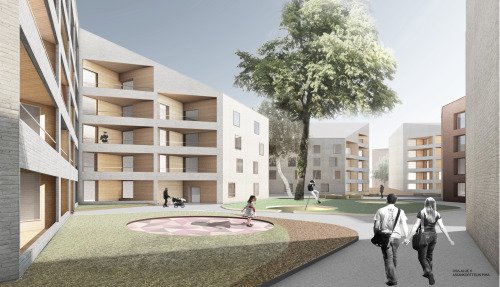 2nd prize in Jyväskylä Kangas architecture competition
by Arkkitehtitoimisto Sami Vikström + Arkkitehtitoimisto Karin Krokfors !