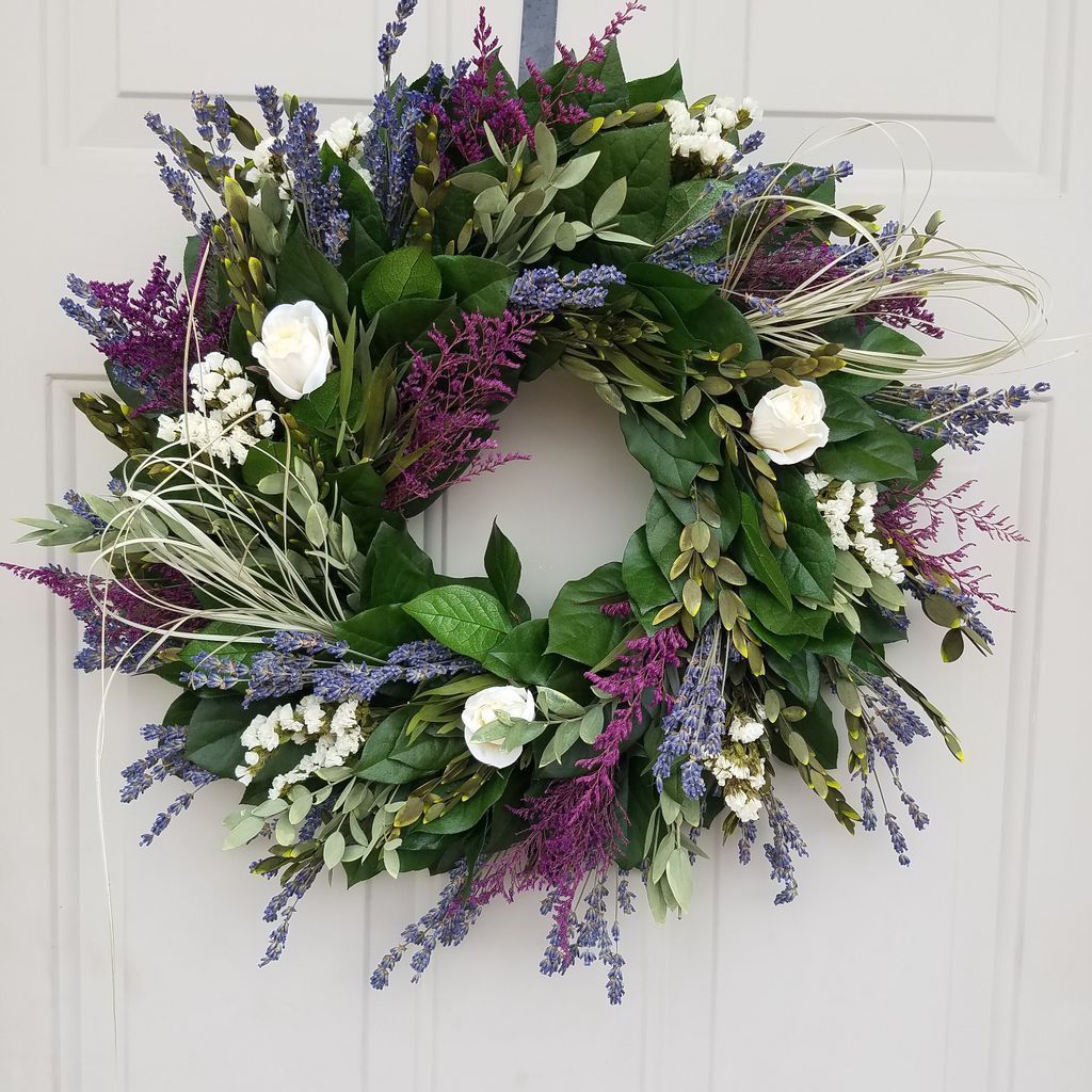 endlessblossoms's tweet photo. Beautiful lavender wreath Find it at https://t.co/k9Jb1d3PLz #dried wreaths #gifts #momgifts https://t.co/QckfbVcTiW