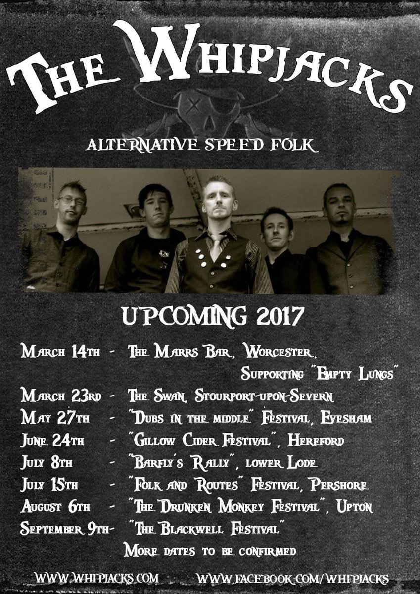 Loads of shows coming up and more added all the time. Come and see us! #speedfolk
