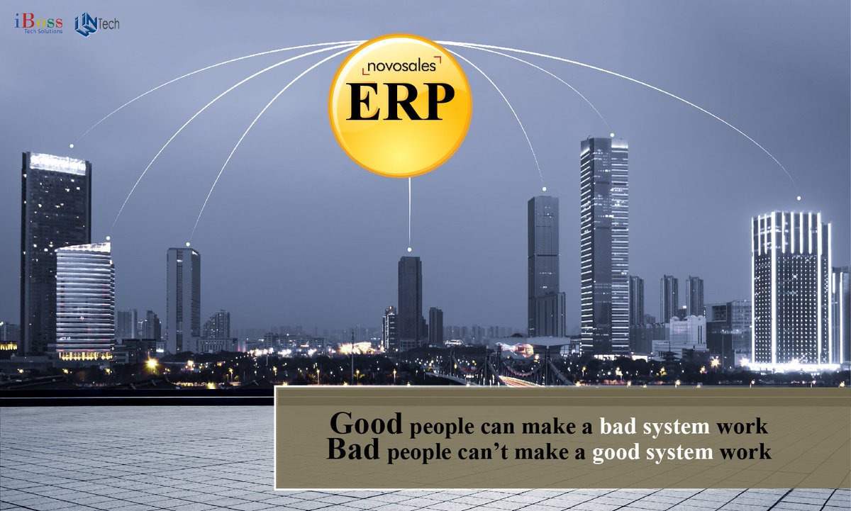 novosaleserp's tweet photo. “Good people can make a bad system work; bad people can’t make a good system work” #CloudERP #Novosales https://t.co/xAKDSSg6UP