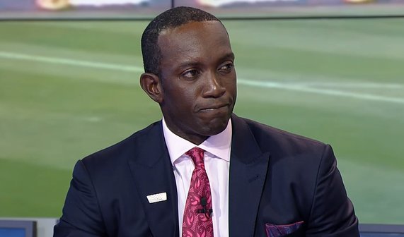 EPLStuff's tweet photo. Dwight Yorke denied entry to US because of an Iranian stamp in his passport (played a charity game in Iran in 2015).
https://t.co/UBqHr5v35W