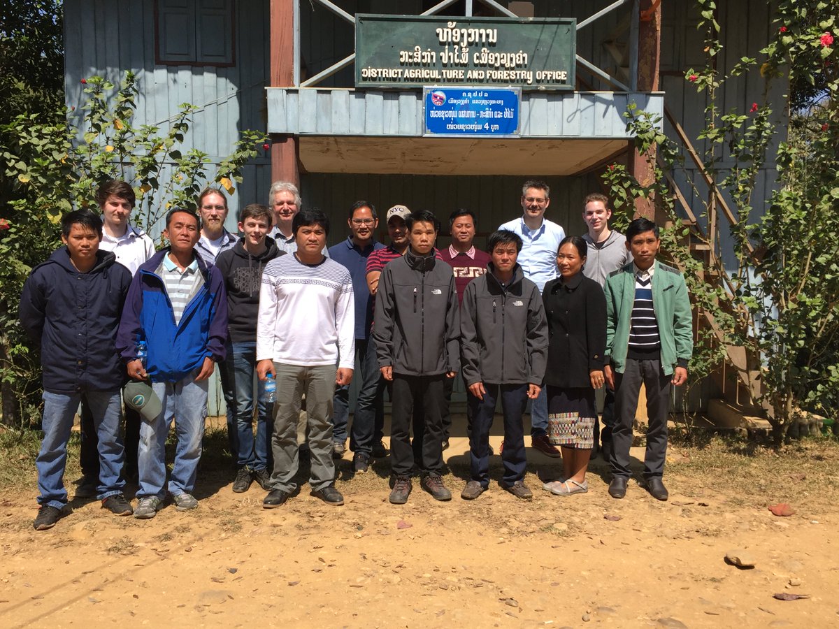 caschnu's tweet photo. Training on @mobile4D’s locust module in Viengkham. After it headed with the trainees into the field for locust eggs. 

Cc @capacity_lab https://t.co/JTK3jaLzDv