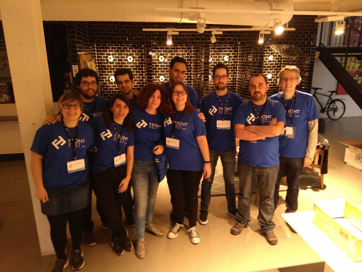 frontfest's tweet photo. Equipo #FrontFest2017 😁 https://t.co/SP5MlCskKA