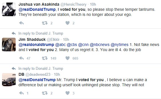 mmresist's tweet photo. Even Trump supporters know in their hearts that Donald Trump is unfit for the presidency. The honest ones admit it. https://t.co/5wDwIu7PIu