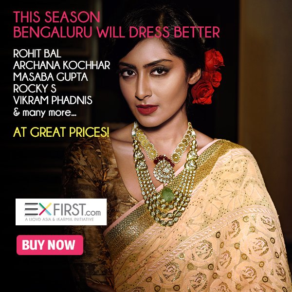 ExFirst2017's tweet image. From Haute Couture to personal styling &amp;amp; style makeover,nothing but the best. Awarded Best Designer in Bangalore on ExFirst.com