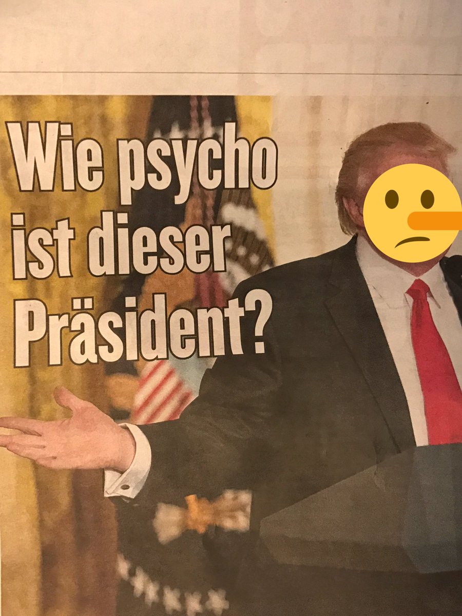 ThisWeekGermany's tweet image. No translation needed. #Trump @BERLINER_KURIER