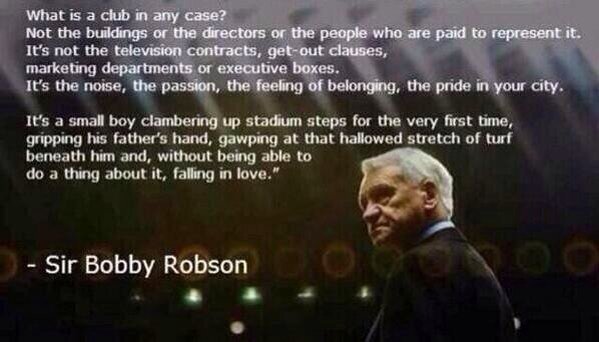Happy birthday to Sir Bobby Robson who would of been 84 today. one of the good guys. Gone but not forgotten. 