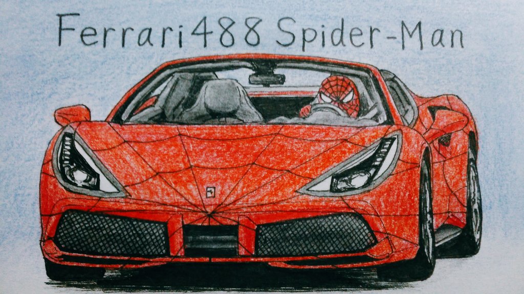 なしお 絵の依頼募集中 Twitterissa オープンカーの呼び名って メーカーや車種ごとに様々ですよね コンバーチブル カブリオレ ロードスター スパイダー バルケッタ それらの違い 分かりますか フェラーリ4スパイダー と スパイダーマン を