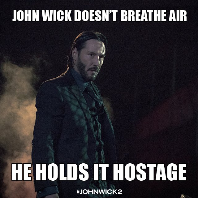 cineworld's tweet photo. Wick is back! Who's off to see Keanu Reeves in #JohnWick2 this weekend? https://t.co/RWZgOyeNIR https://t.co/IVv9UpsItU