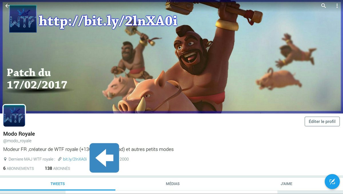 modo_royale's tweet photo. MAJ WTF royale ! (Patch du 16/02/2017) Pour le télécharger directement par le lien c'est dans ma bio ! #RT https://t.co/yMiFJwIPxY