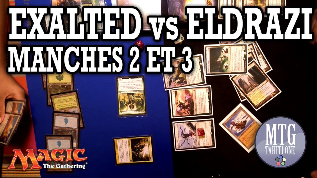 goo.gl/szupST Exalted vs Eldrazi - manches 2 et 3 - Vaikeamana vs Hoani ! #mtg #Tahiti