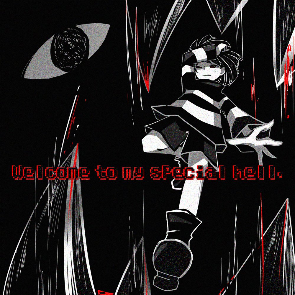 1t0lc1's tweet image. 【好きな弾幕】Welcome to my special hell. #LemonBread お題を見て、すぐにこの歯が頭に浮かびました
#undertale版深夜の真剣お絵描き60分一本勝負