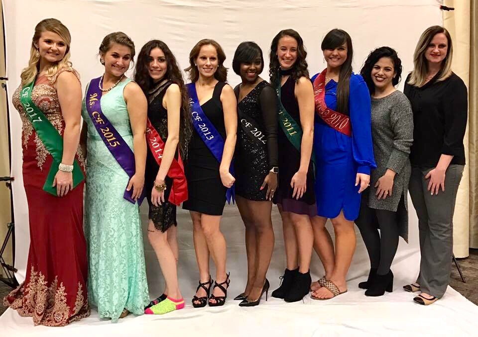 emilybcummins's tweet photo. Loved celebrating 20 years of Mr. &amp; Miss CF last night &amp; welcoming Miss CF 2017 into the family! 💜👑💕 #MrAndMissCF2017 #CFAlumni #Becoming https://t.co/cC5i3f6WzQ