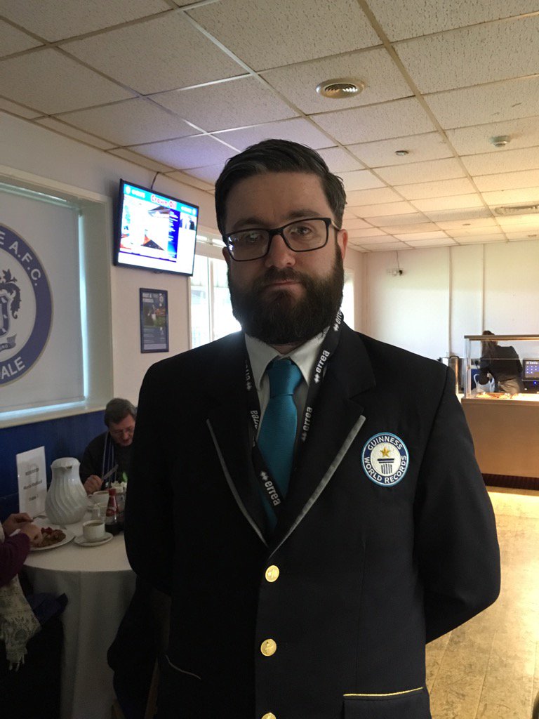 Guinness Bk of Records making it official - articles in the Guardian and on Radio 5 live this morning - famous!