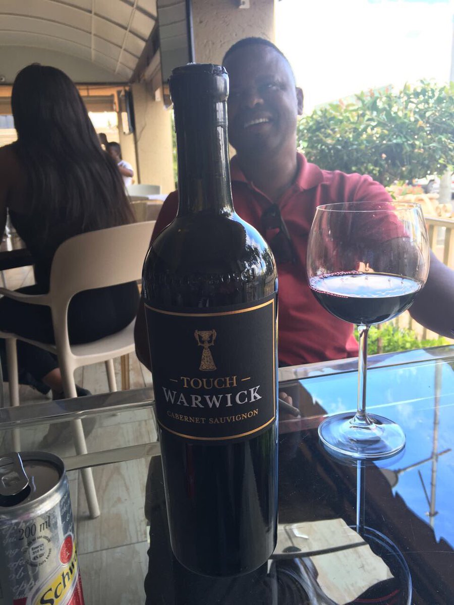 warwickwine's tweet photo. Hey @iamtbotouch &amp; @mikeratcliffe - Clive Masinga's got some serious #TouchWarwick action going down at the Soweto Wine Bar today! https://t.co/SC5ld3Renr