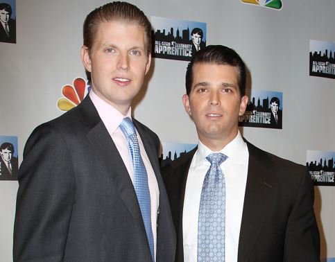nycjim's tweet photo. With taxpayers covering costs of Secret Service protection, Trump sons open Trump golf course in Dubai.  https://t.co/XUiLMnN4t2 https://t.co/IwAbHTXYox
