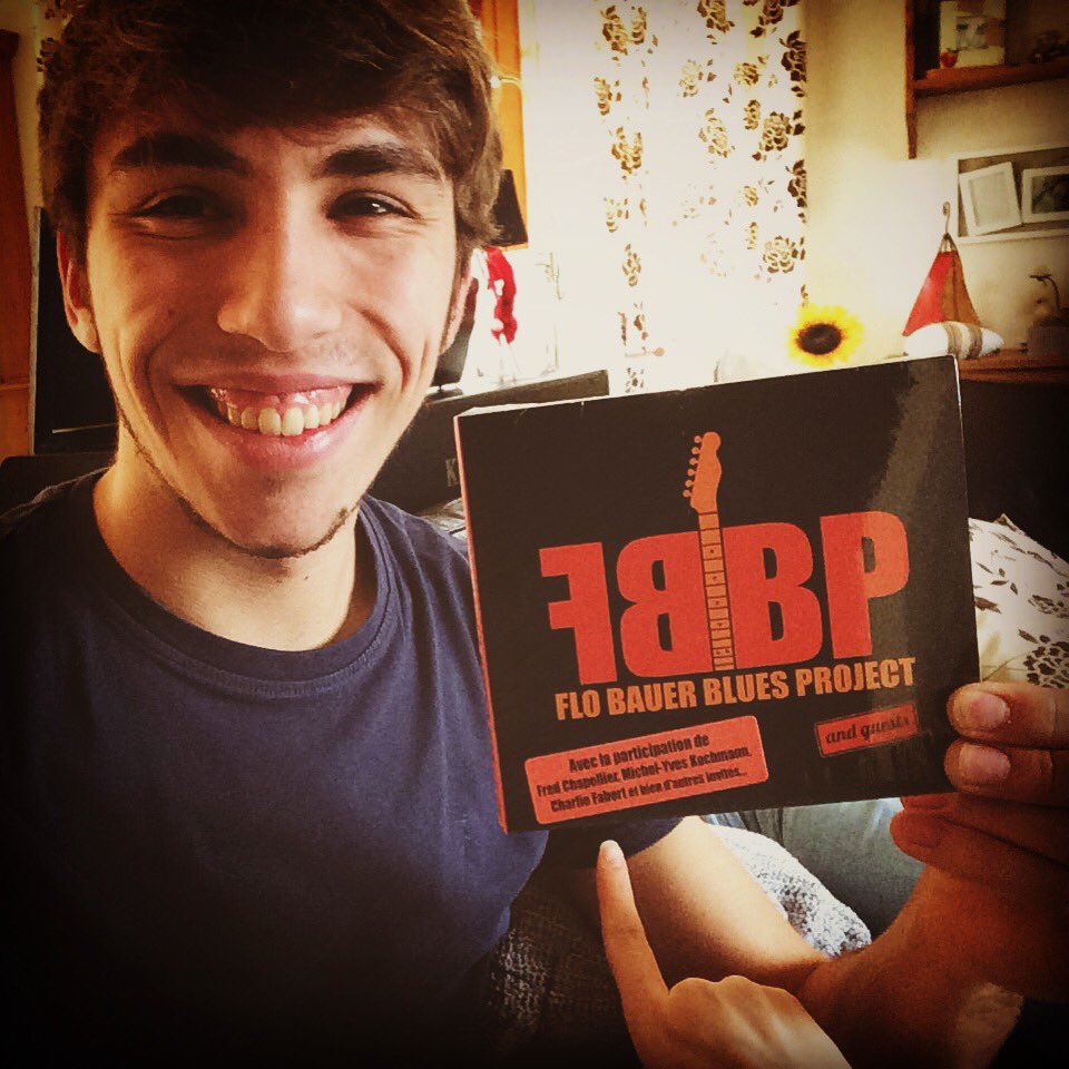 FloBauerOff's tweet image. Le premier album du #FloBauerBluesProject vient d'arriver !
Concert de lancement samedi 25 Février au Wood Stock Guitares Live à Ensisheim !