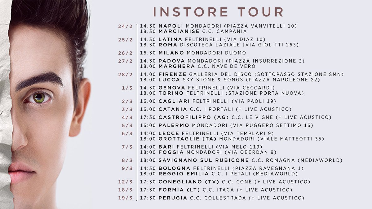 michele_bravi's tweet photo. Tra poco le #AnimeDiCarta inizieranno un INSTOREtour bello intenso!

Non vedo l'ora di potervi ringraziare di persona e abbracciare forte! 💙 https://t.co/HU2xK2VHDN