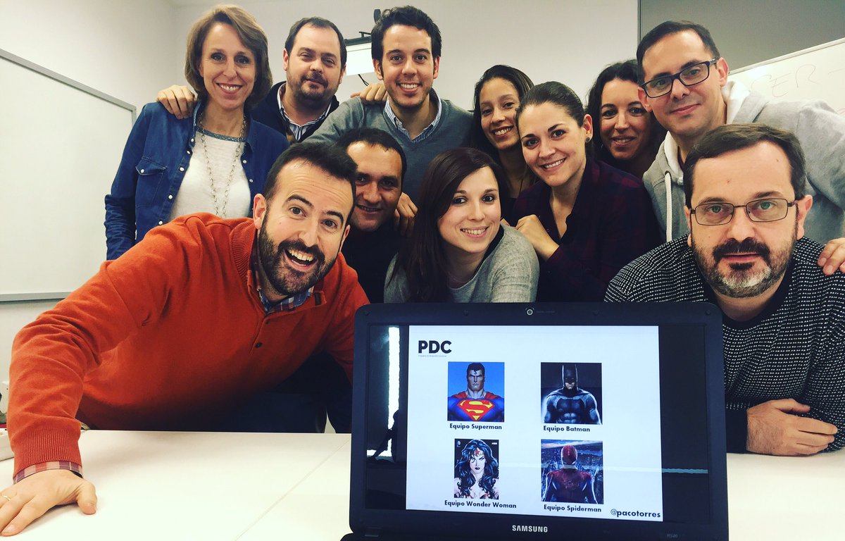 pacotorres's tweet photo. Diez horas de clase sobre Competencias Digitales a través de Superhéroes.. ¡Grandes l@s alumn@s del @PDComercial! https://t.co/1WaIuGWM9d