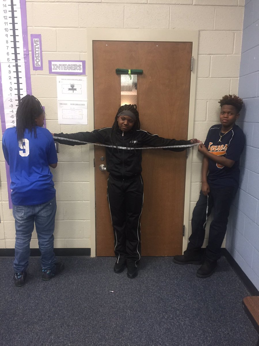 KBenton1225's tweet photo. Using concept of ratios and proportions to determine the Statue of Liberty's arm length! @tlmstornados @FCSchoolsNC @pmubenga #fcstweets https://t.co/AzFZsqsgUn