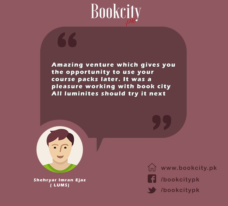 thestudentary's tweet photo. Wanna earn some money like Shehryar? Then sell your old course packs and textbooks on Bookcity.pk :)
#ThinkBooks #ThinkBookcity https://t.co/txVk7mgf0i