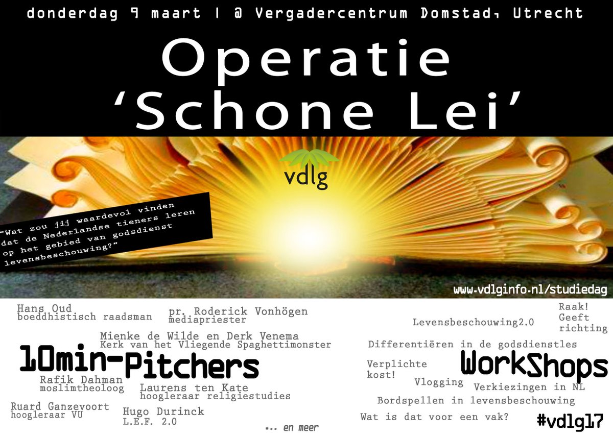 Al ingeschreven voor #VDLG17? Check de studiedagwebpagina: bit.ly/2igOF0J #VDLG17