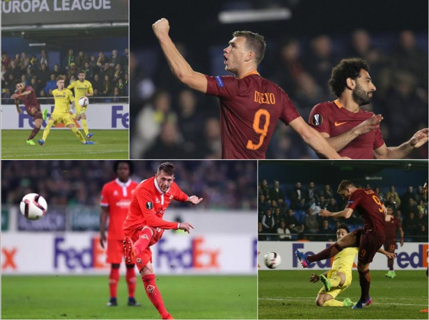 ROMA GOL SHOW! TRIS DI DZEKO E LAMPO DI EMERSON: AFFONDATI I “SOTTOMARINI” DEL VILLAREAL. 
goo.gl/Nq80p4
#SportNotizie