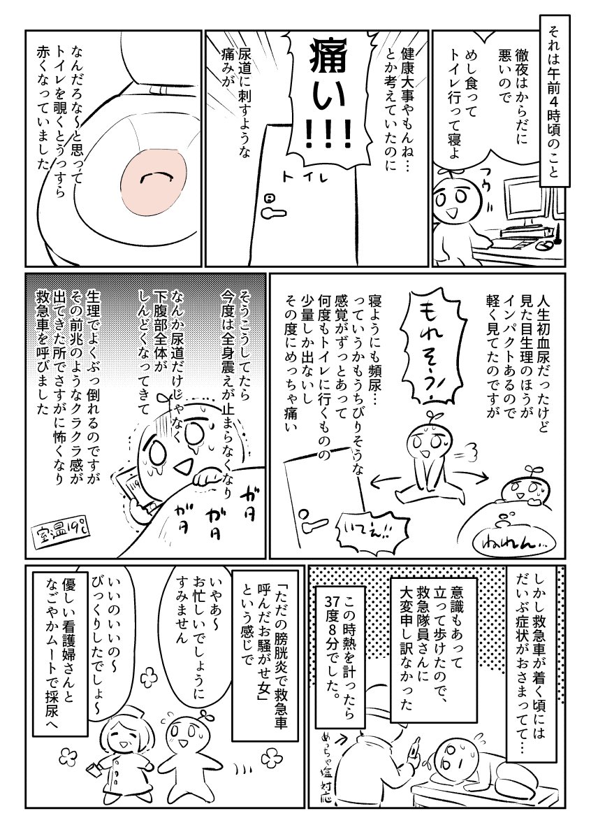 たらんぼマン 経血血尿血便 女性は男性より血を見る機会が多いですね 破壊僧さんも気をつけて