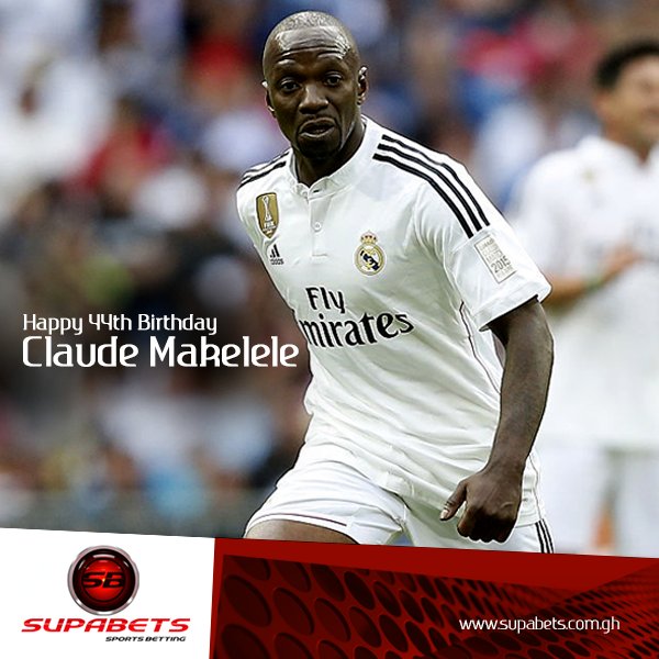 Happy 44th Birthday to former France, Chelsea and Real Madrid legend. Claude Makelele. 
