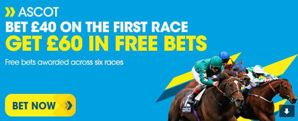 OurFreeBets4U's tweet photo. New Customer Offer - BetBright - Bet £40 on the 1st Race @Ascot today &amp; get £60 #Free --> https://t.co/L29toAdXhc
@itvracing 
#HorseRacing https://t.co/QPjX9ms6OB