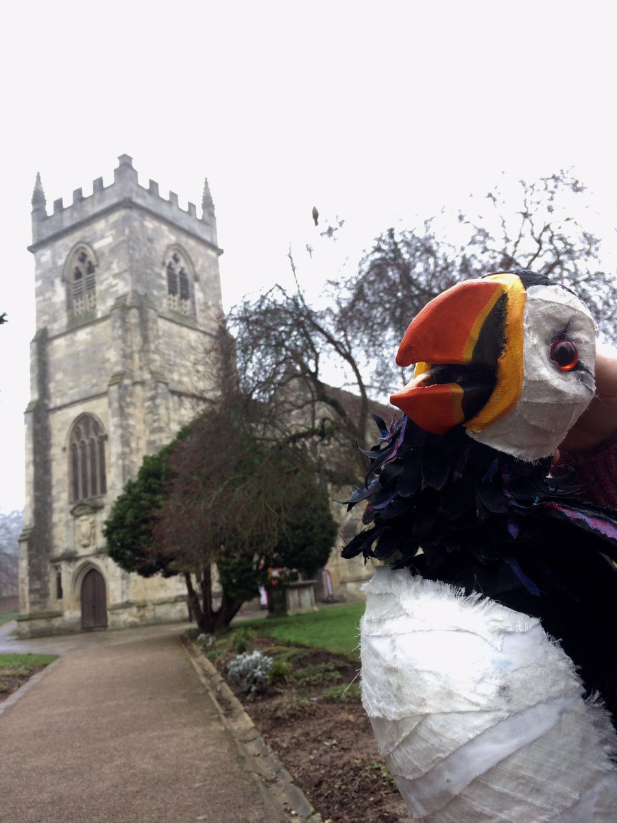 OpenAtticCo's tweet photo. Puffin has landed at @SalisburyArts for #theatrefestwest! Looking forward to our shows at 11am and 2pm! https://t.co/FozkeKJgnW